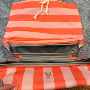 NWT Victoria’s Secret Striped Pink and Orange Women's Bag
